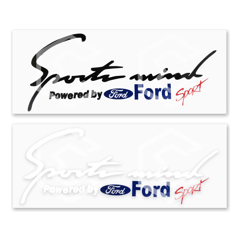 Calcomanía Sport Mind Ford Sticker Vinil Auto Moto 25cmx10cm