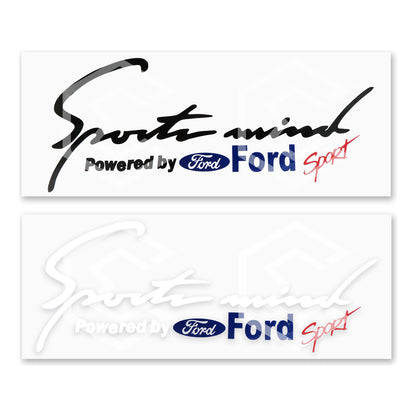Calcomanía Sport Mind Ford Sticker Vinil Auto Moto 25cmx10cm