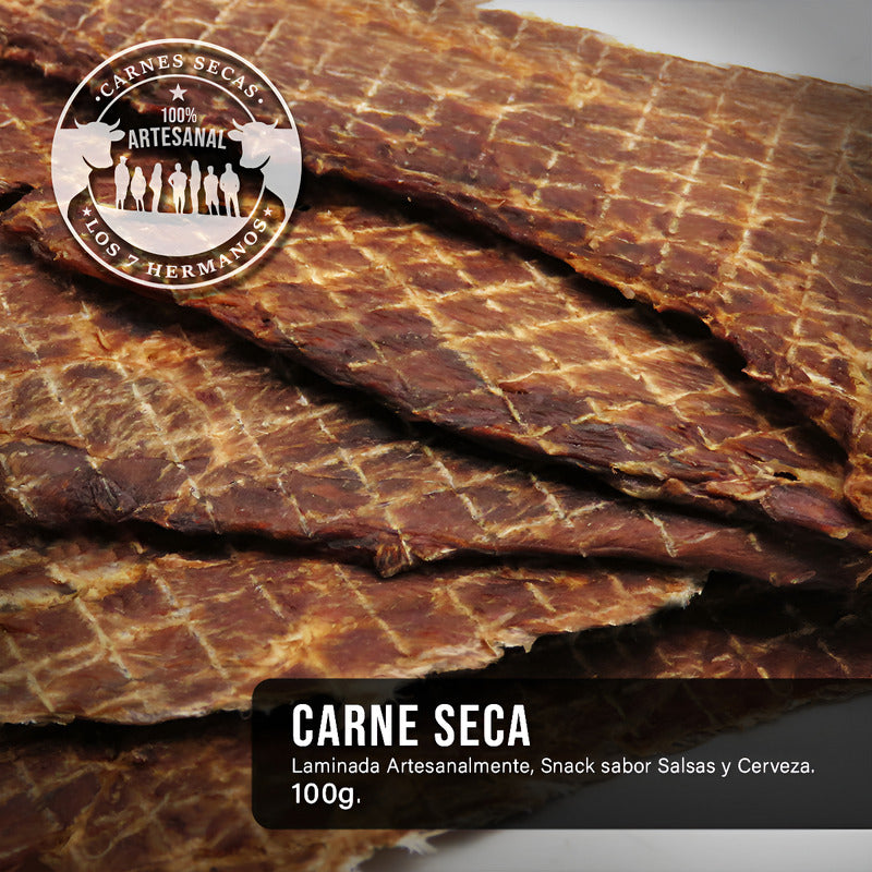 Carne Seca Laminada Artesanal D Res Salsa Cerveza Snack 100g