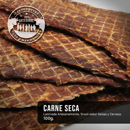 Carne Seca Laminada Artesanal D Res Salsa Cerveza Snack 100g