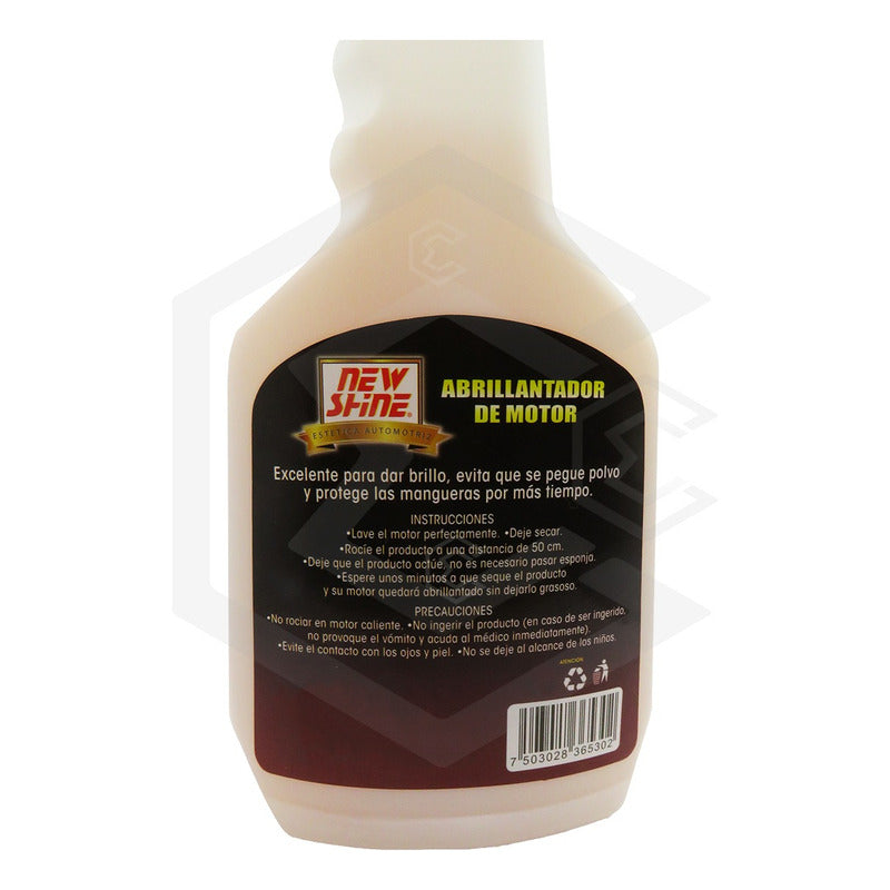 2 Abrillantador Para Motor New Shine Ultra Brillo Protector Rosa Chicle