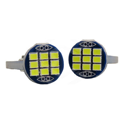 Par De Focos De Pellizco T10 Canbus Super Potente 27 Leds 12