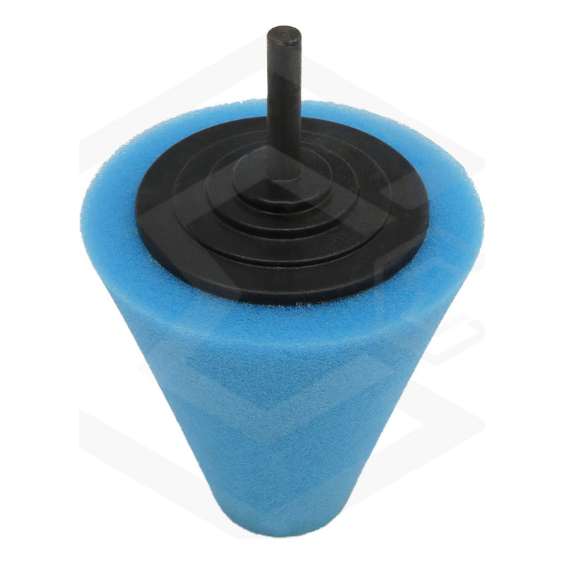 Cono Para Pulido De Rines Esponja Marca Etari Azul Corte