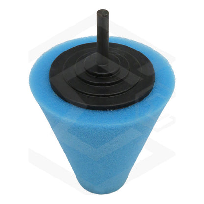 Cono Para Pulido De Rines Esponja Marca Etari Azul Corte