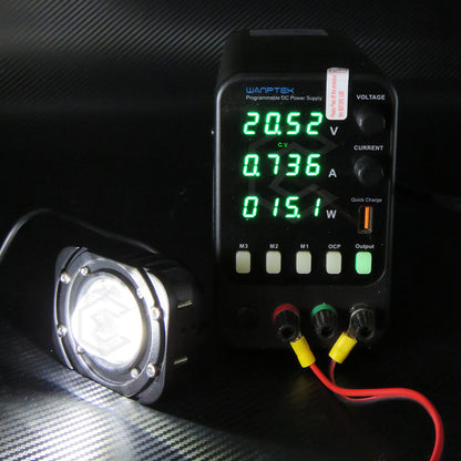 2 Faros Bicolor Cuadrado 3'' Empotrable 6 Hiperled Lupa Fijo