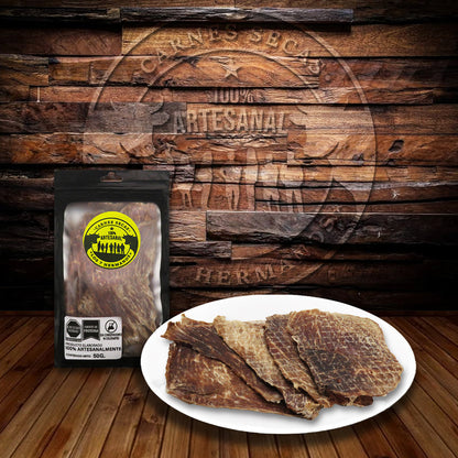 Carne Seca Laminada Artesanal Res Calidad Premium Snack 50g