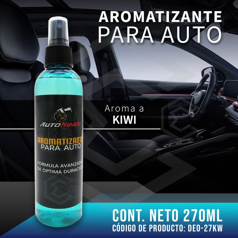 6 Aromatizante P Auto Desodorante Liquido Casa Oficina 270ml