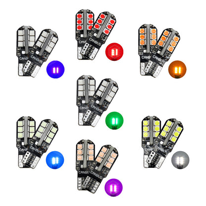 Par De Focos Pellizco T10 24 Leds Canbus 3030 Alta Potencia