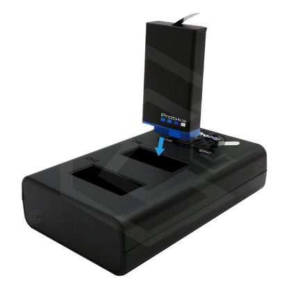 1 Pila 1680mah + Cargador Dual Para Gopro Max 360 T