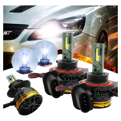 2focos Led H13 Canbus Ventilador Alta Baja 28000lm 78w 9-36v H13
