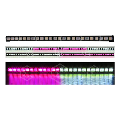 Barra 432 Led 19 Funciones 24 Módulos Bicolor Estrobo 12-24v