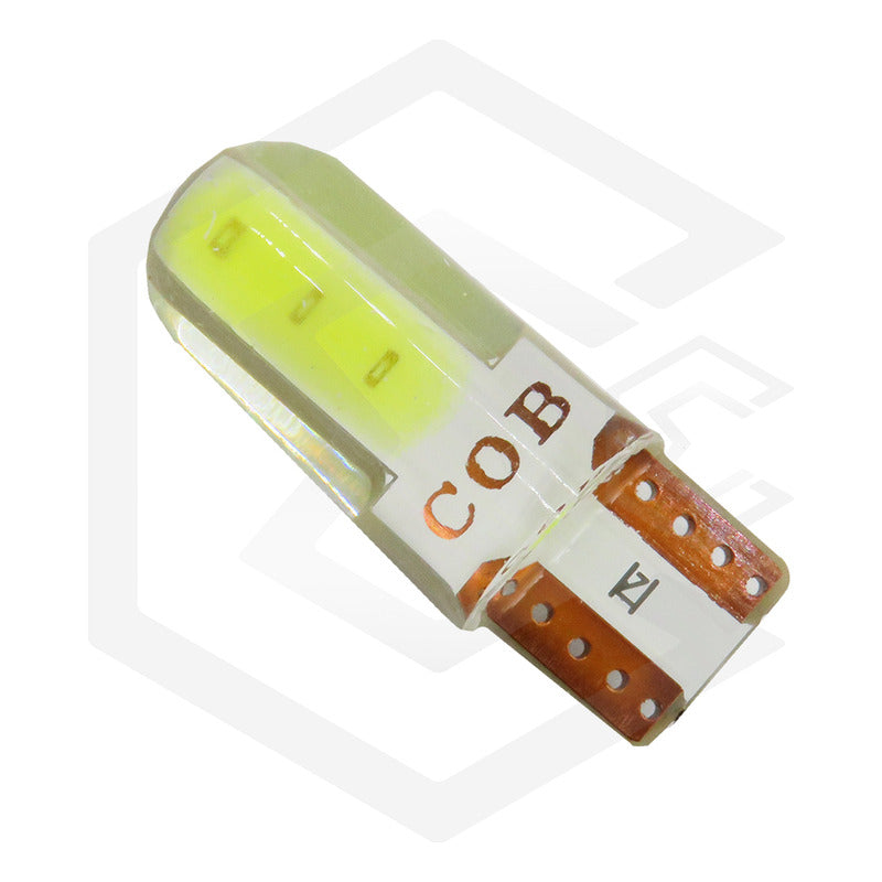 Kit 5 Pares Focos Led Cob Grande Pellizco T10 Silicon Auto