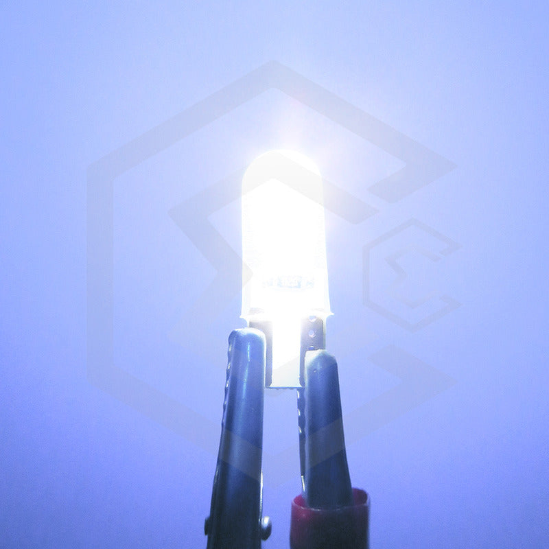 Kit 5 Pares Focos Led Cob Grande Pellizco T10 Silicon Auto