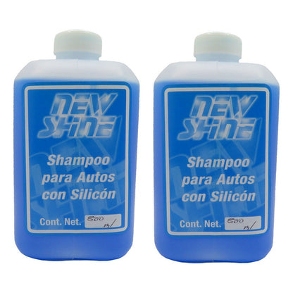 2 Shampoo Para Autos Con Silicon Excelente Brillo 500ml