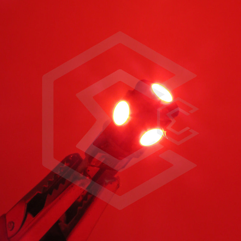 Kit De 10 Focos De Pellizco T10 5  Leds 5050 Alta Potencia