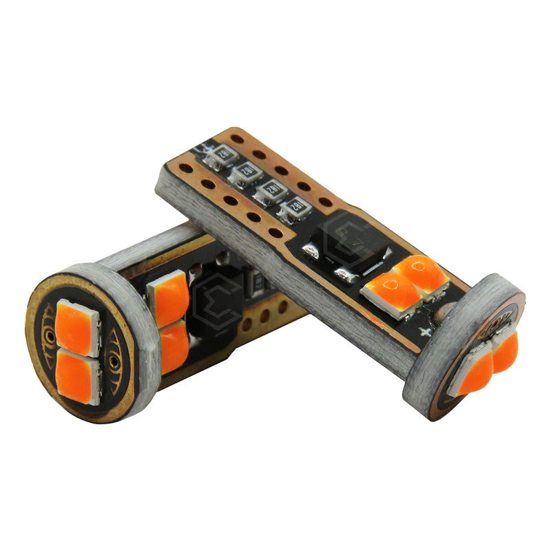 Par De Focos Pellizco 6 Led Burbuja Canbus Super Potente 12v