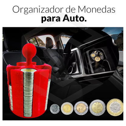 Porta Monedas Porta Vasos Auto Con Contador Taxi Uber Didi