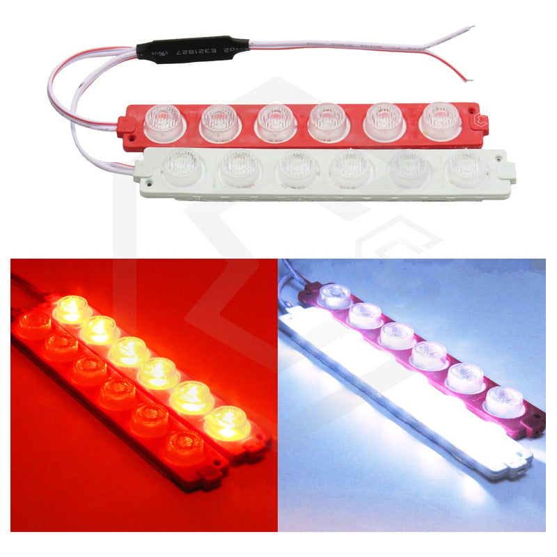 10 Módulos 12 Leds Código 3 Funciones Grúa Torrera 6w T