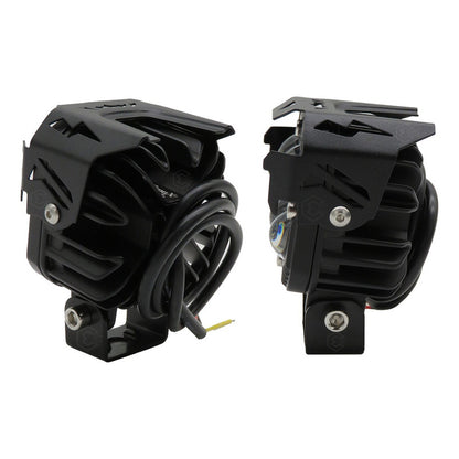 Faros Universal Cuadrado Blanco/ámbar Fijo 6 Led 26w 12-24v