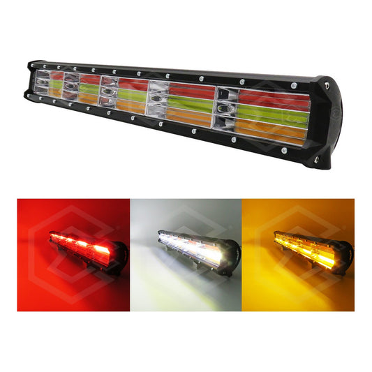 Barra Led 21.8'' Multicolor Fijo 4 Funciones Estrobo 12-24v