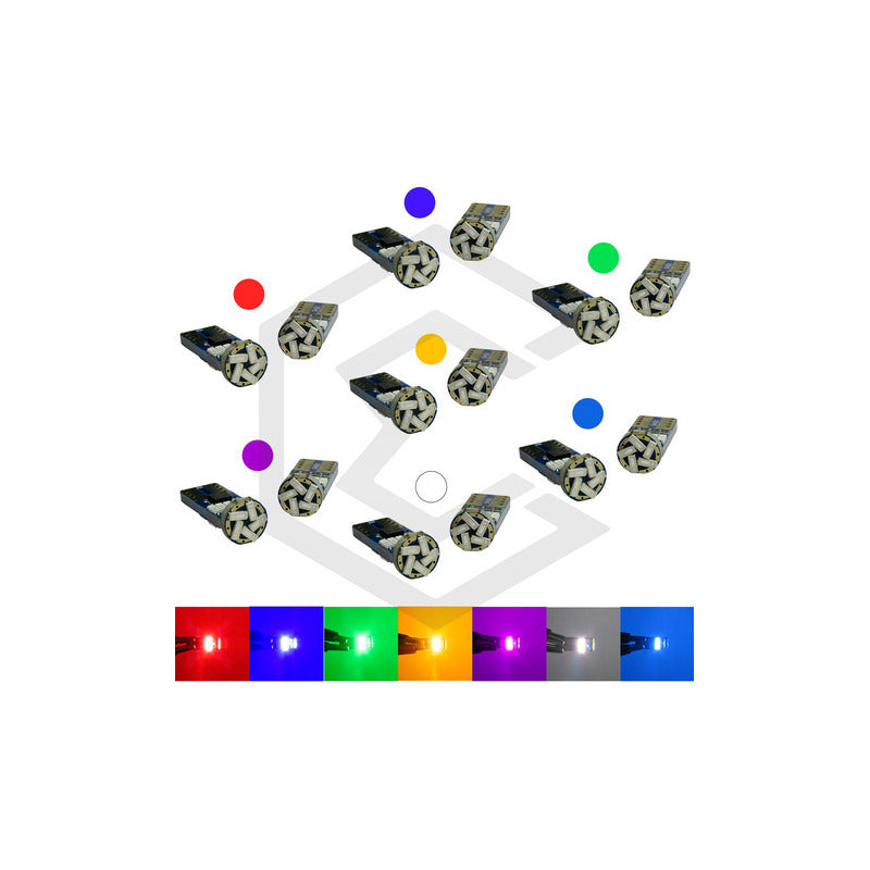 Par Focos De Pellizco 15 Led Canbus Alta Intensidad 12v