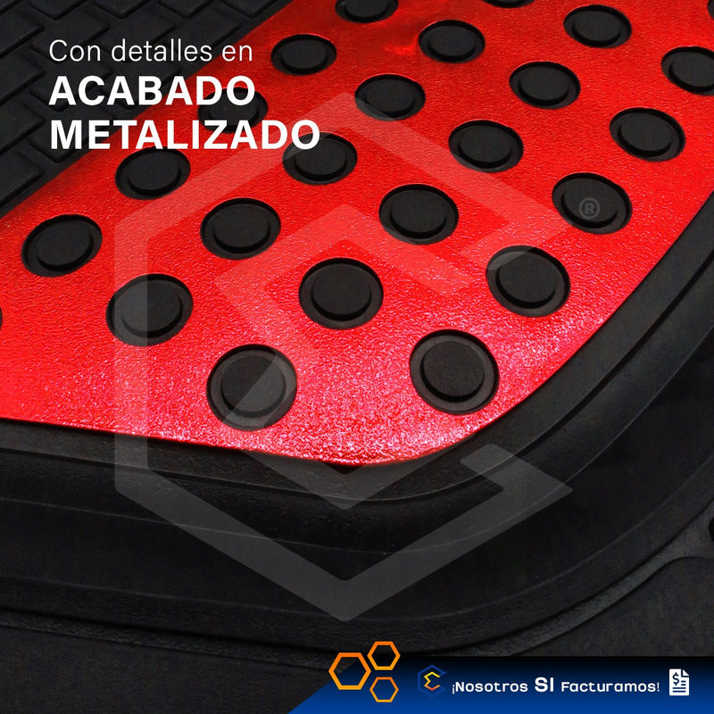 Tapete Tipo Charola Uso Rudo Auto Camioneta Juego 4 Piezas