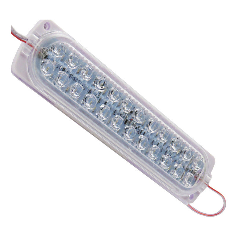 10modulo 24 Led Ovalado Multiuso Doble Jumbo Rgb 2 Funcion T Rgb