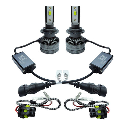 Kit Focos D2c12 Led Csp 9-30w 39.4w Reales Alta Baja 8000lm Iol-lhl-168