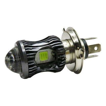 Foco Moto H4 Lupa Proyector Bicolor 30 Leds 2 Funciones T H4