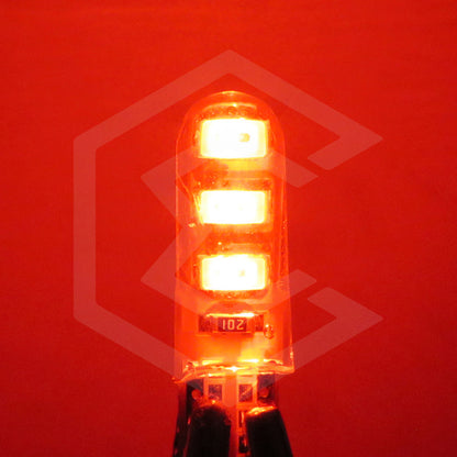 Par De Focos De Pellizco T10 6 Gel Leds Smd Alta Potencia