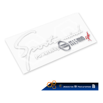 Calcomanía Sport Mind Nismo Sticker Vinil Auto Moto 25cmx10