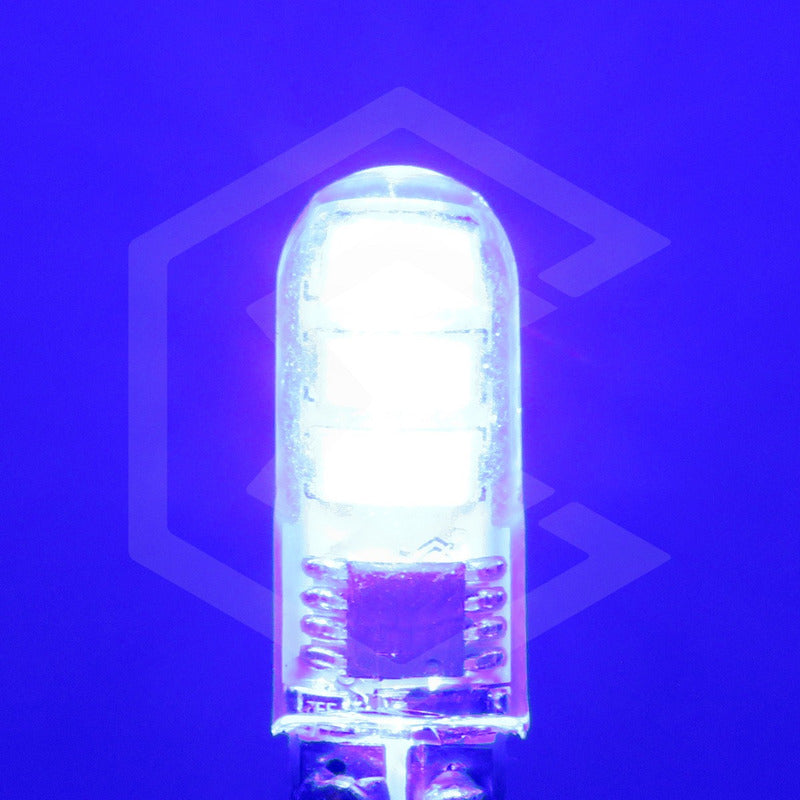 Par De Focos Pellizco Gel T10 Fijo + Estrobo 6 Leds Canbus
