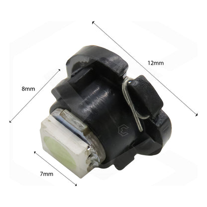 Kit 10 Focos Led T4.7 12 Mm Clúster Para Tablero Fija 12v