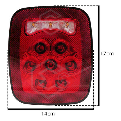 Plafón Calavera Tipo Jeep 10 Hiper Led Multifunción 12-24v