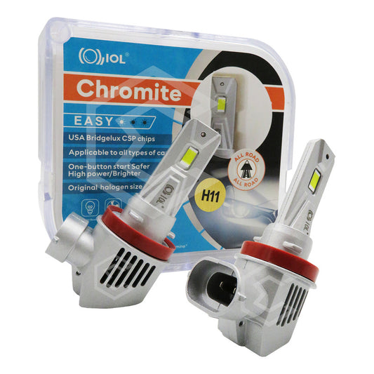 Kit 2 Focos H11 12 Led Csp Chromite Alta Baja 20.1w 8,000lm H11