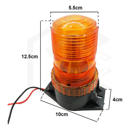 Torreta De 30 Leds Montecarga Luz Amarilla Industrial 9/30v