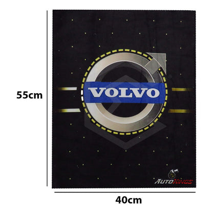 Toalla De Microfibra 55x40 Volvo C30 Xc60 Xc90 C40 Amarilla