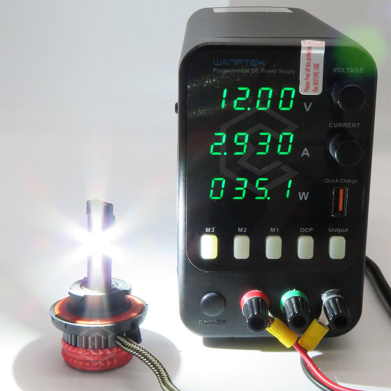 2 Focos H13 12led Csp Bicolor Ventilador Alta Y Baja 14000lm H13