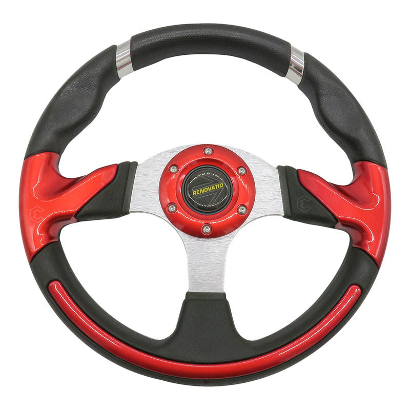 Volante Deportivo Universal De Metal Con Agarre En Cromo