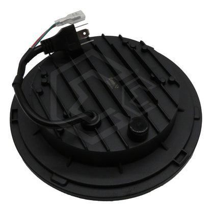 Par Faros Led 7'' Pulgadas Redondo Jeep Vocho 6 Lupas 12-24v