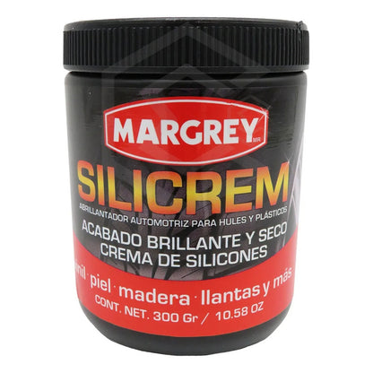 5 Abrillantador Para Llantas Y Plásticos Silicrem W Margrey Blanco