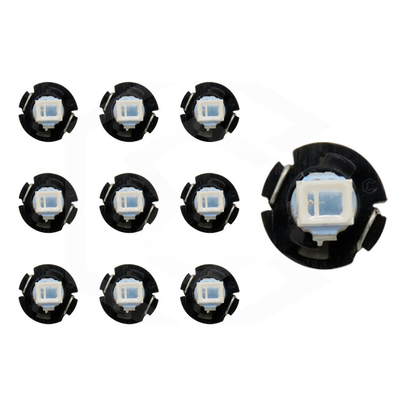 Kit 10 Focos Led T3 T4.2 T4.7 Clúster Para Tablero Fija 12v
