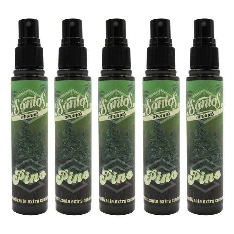 5 Aromatizante Botella Spray Liquido 60ml Auto Casa Ambiente
