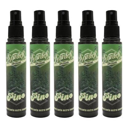 5 Aromatizante Botella Spray Liquido 60ml Auto Casa Ambiente