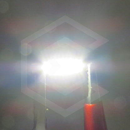 4 Focos Fusible Festoon 28mm Y 31mm T6.3 Con 9 Led Viseras