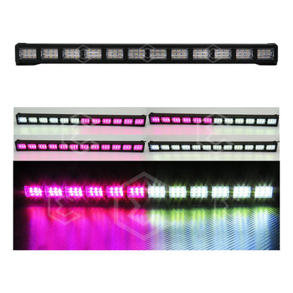 Barra 216 Led 19 Funciones 12 Módulos Bicolor Estrobo 12-24v