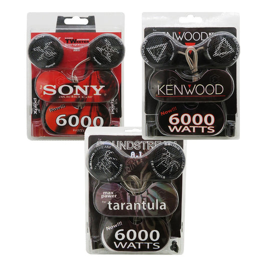Par De Tweeters Chico Varias Marcas Bocina Negro 6000 Watts