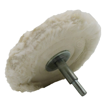 Borla Para Pulir De Tela Suave 3 1/2 Pulgadas Para Taladro