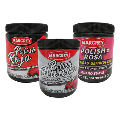 12 Polish 300gr Blanco,rojo,rosa Alto Brillo Grano A Elegir