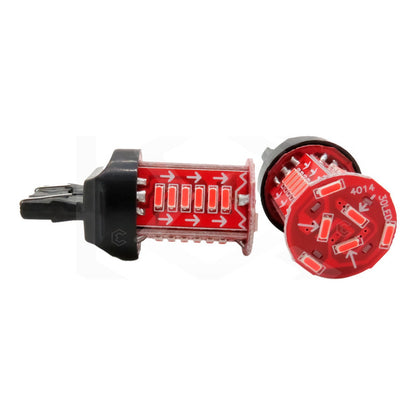 2 Focos Calavera 1157 1156 3157 7440 7443 30 Led Estrobo 12v